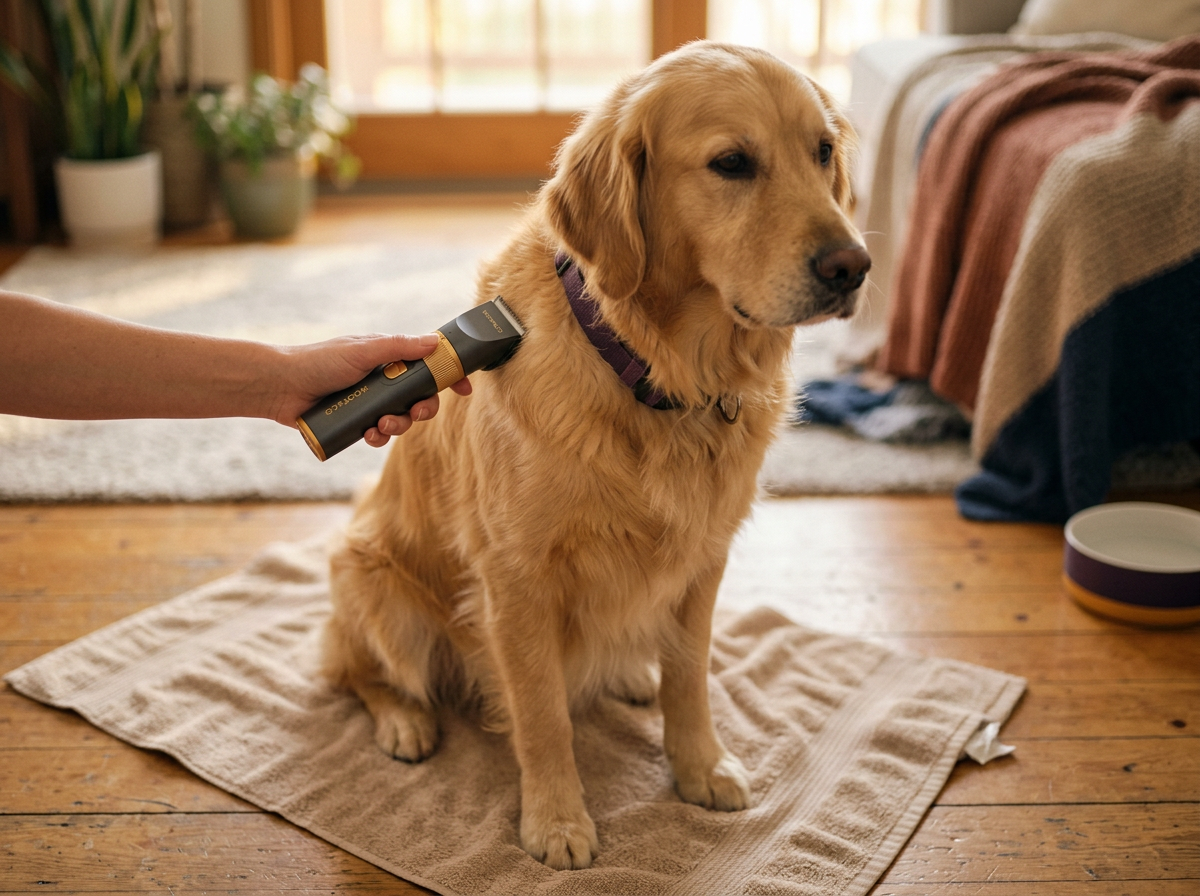 I tried trimming my dog at home for the first time. What I'd do differently.