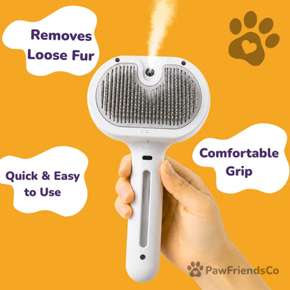 MistBrush™ Pet Grooming Brush