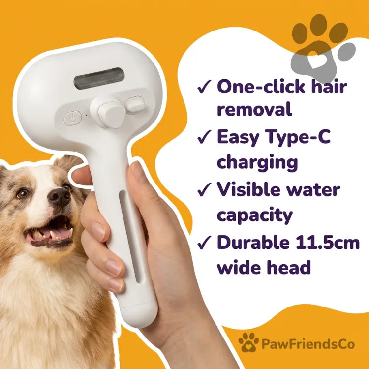 MistBrush™ Pet Grooming Brush