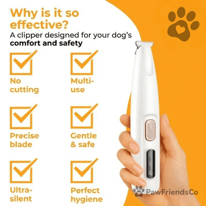 EasyMow Fur Mower quiet trimmer for pet paws