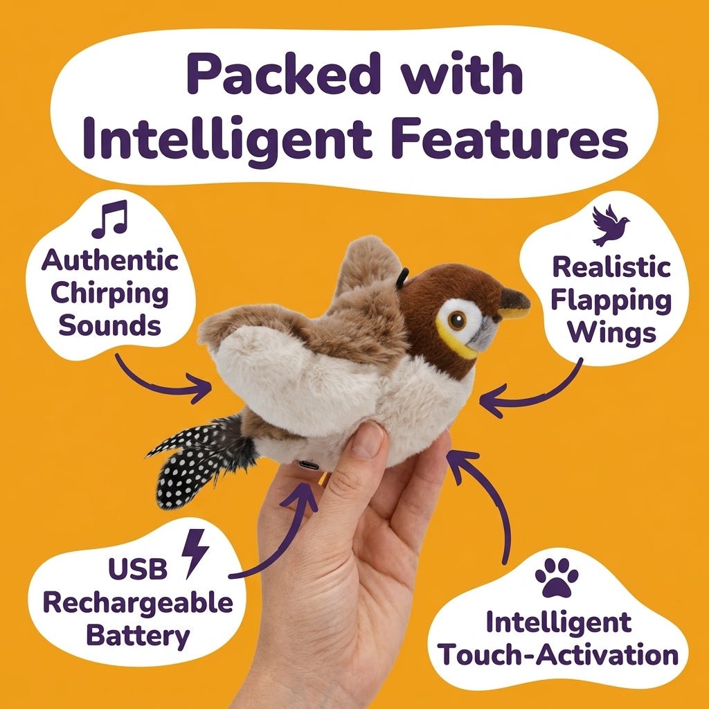 Flappy Buddy Cat Toy - PawFriendsCo