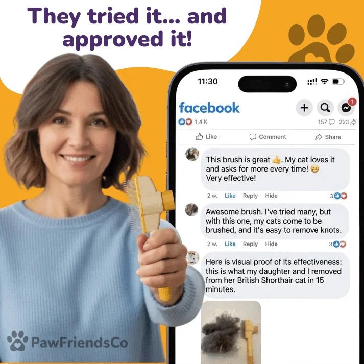FurSweep Pet Brush - PawFriendsCo